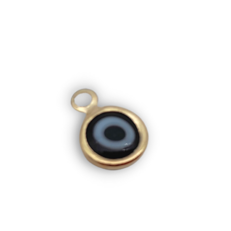 ochio di allah nero oro 6mm