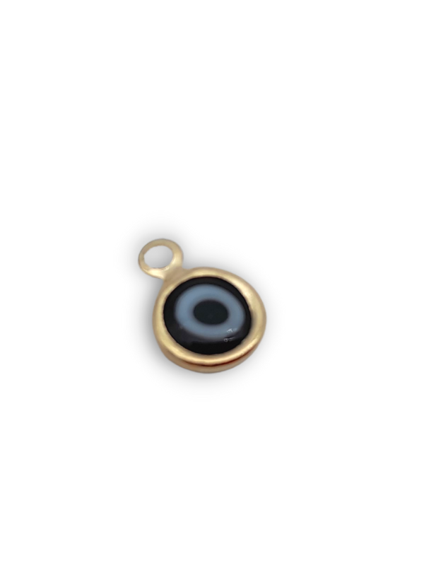 ochio di allah nero oro 6mm