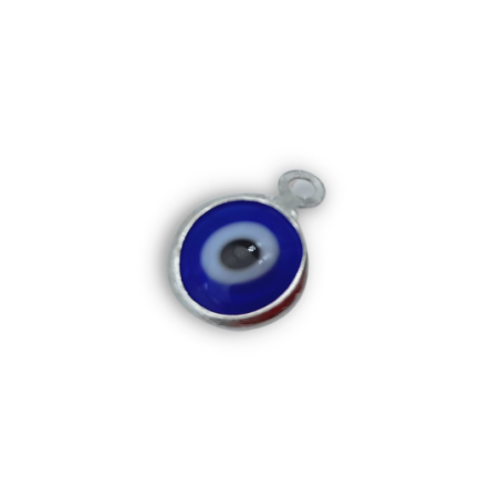 ochio di allah blu argento 6mm
