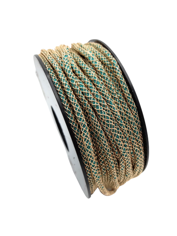 cablet 2mm dorè pavone