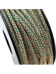 cablet 2mm dorè pavone