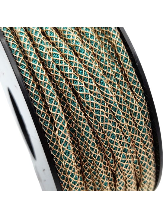 cablet 2mm dorè pavone