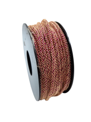 cablet 2mm dorè fucsia