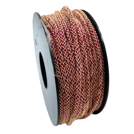 cablet 2mm dorè fucsia