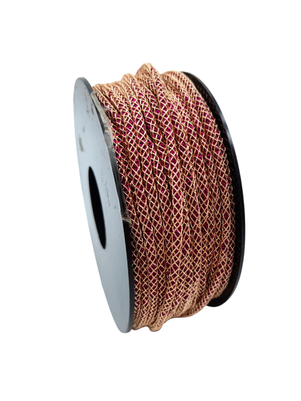 cablet 2mm dorè fucsia