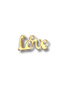 love in acciaio oro 13mm