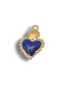 Cuore sacro blu