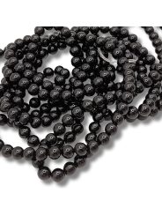 Perle Giapponesi 5mm nero lucido