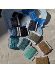 Mini blue bag card elastici