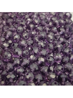 Cristalli 3.5 mm-CL6 Viola Scuro trasparente