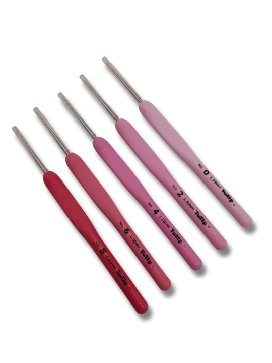 Pochette uncinetti etimo rose