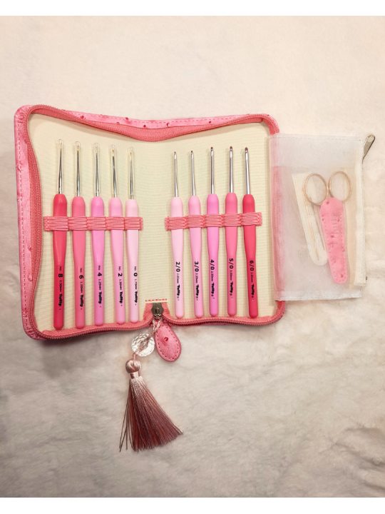 Pochette uncinetti etimo rose