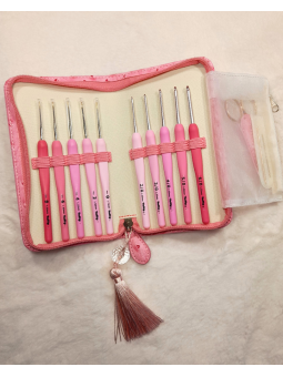 Pochette uncinetti etimo rose