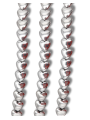 cuore argento 4 mm