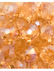 Cristalli rotondi 10mm -  5 miele