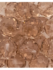 Cristalli rotondi 10mm -  CL15  rosa antico