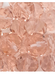 Cristalli rotondi 10mm -  CL18 Rosa trasparente