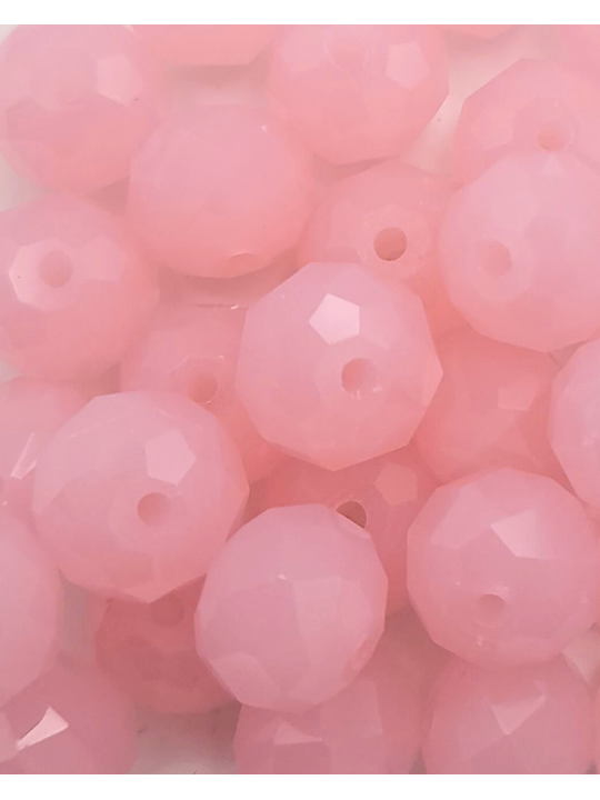 Cristalli rotondi 10mm -  CL76 Rosa giada